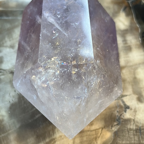 🎄SALE🎄Amethyst DT Crystal Point With Rainbow! - Picture 10 of 11